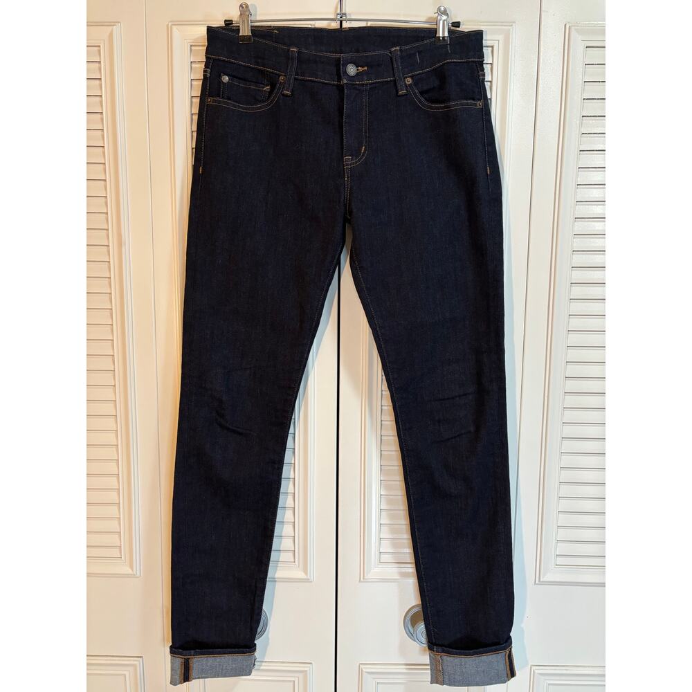 DENIM & SUPPLY RALPH LAUREN 30x34 Carstens Low Rise Dark Rinse Skinny Jeans